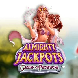 Almighty Jackpots: Garden of Persephone online game logo by Novomatic on glorioncasino.eu