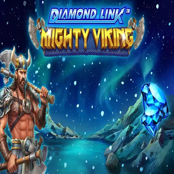 Diamond Link Mighty Viking logo – Slots by Greentube at Glorion Casino