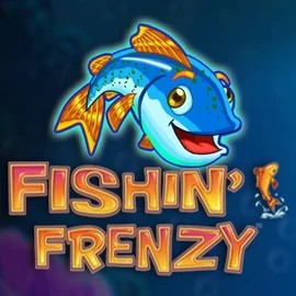 Fishin Frenzy online game logo by Blueprint Gaming on glorioncasino.eu