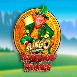 Play the Slingo Rainbow Riches slot by Gaming Realms on Glorion Casino