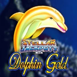 Jackpots logo of Dolphin Gold with Stellar Jackpots from Lightning Box Game at Glorion Casino